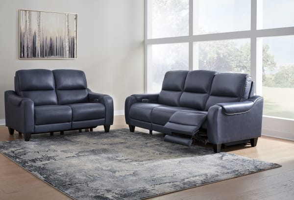 Mercomatic - Ocean - 2 Pc. - Power Reclining Sofa, Power Reclining Loveseat
