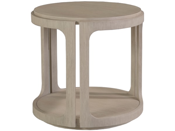 Signature Designs - Constance Round End Table - Beige