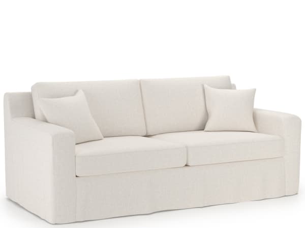 Ryman - Slipcover Apartment Sofa, Special Order - White