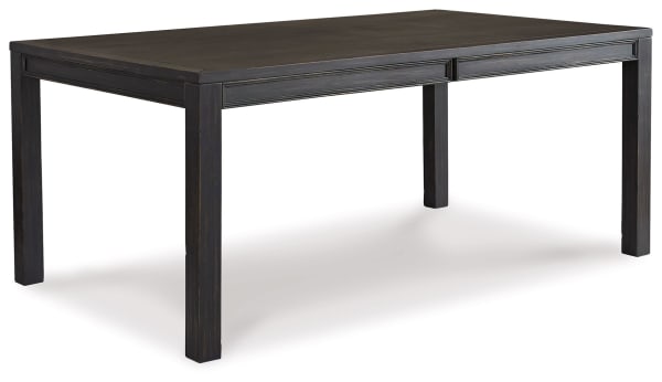 Jeanette - Black - Rectangular Dining Room Table