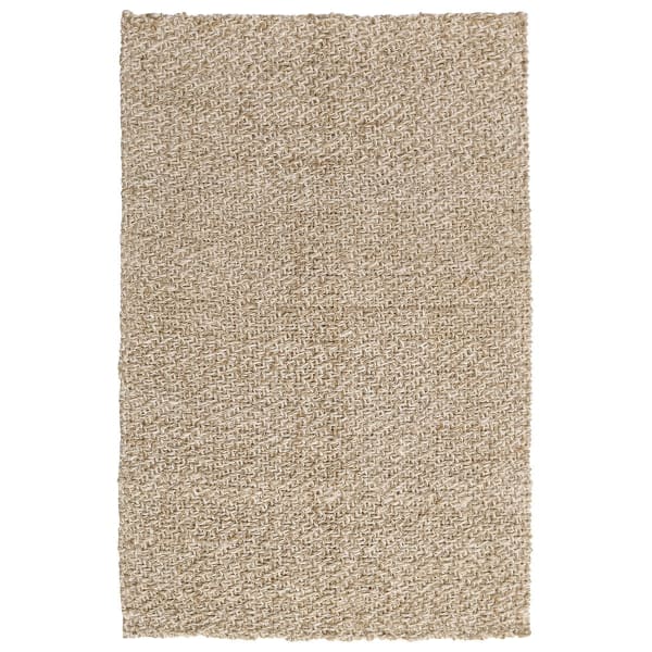 Natural Fiber - 2' x 3' Misti Rug - Silver/Ivory