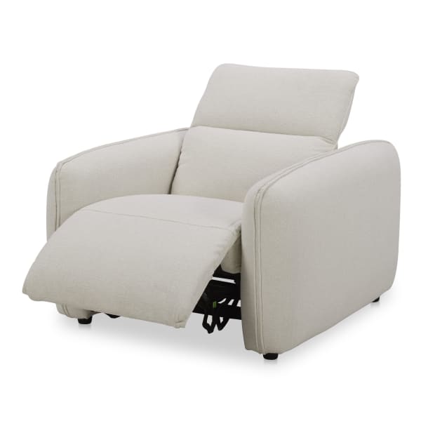 Eli - Power Recliner Chair - Warm White