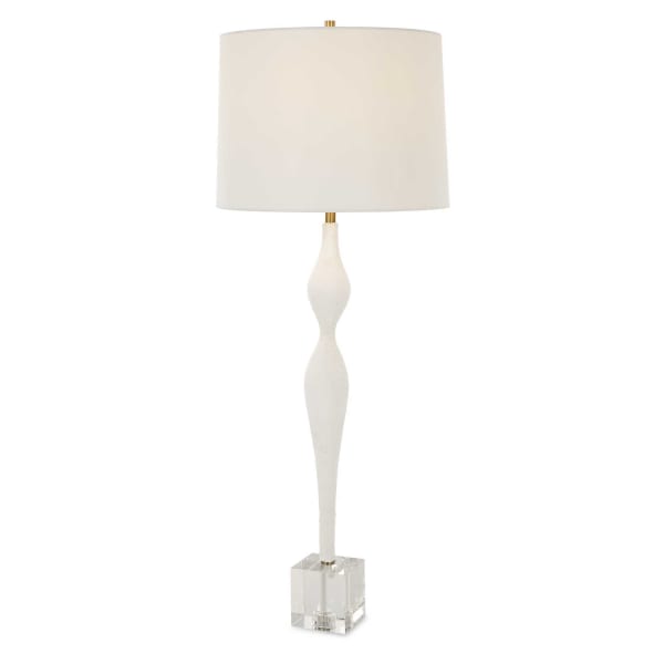 Helena - Slender Table Lamp - White