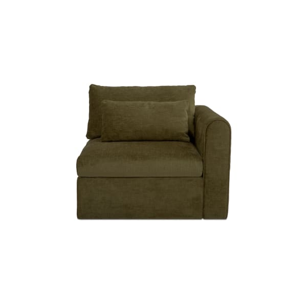 Swift - Right Arm Facing Chair - Dark Green