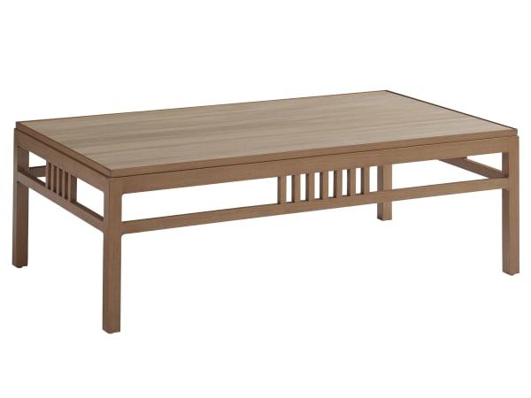 St Tropez - Rectangular Cocktail Table - Light Brown