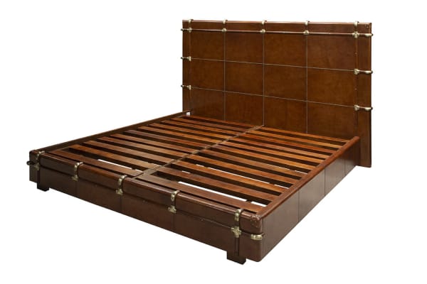 Gentlemen's - King Bed - Dark Brown