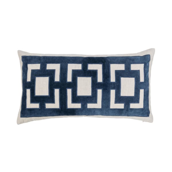 Novel Estate - 14" x 26" NV Corbin Pillow - Navy Blue