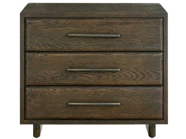 Modern - Three Drawer Nightstand - Sable