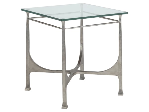 Metal Designs - Bruno Square End Table - Dark Gray
