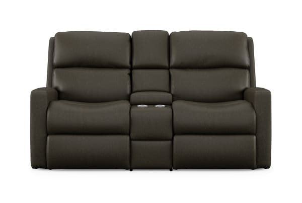 Catalina - Reclining Loveseat - Console - Leather