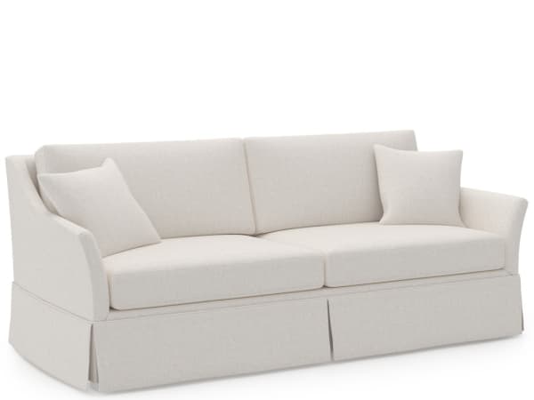 Madison - Skirted Apartment Sofa, Special Order - White