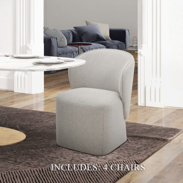 Accent Dining - Accent Dining Chairs (Set of 4) - Gray