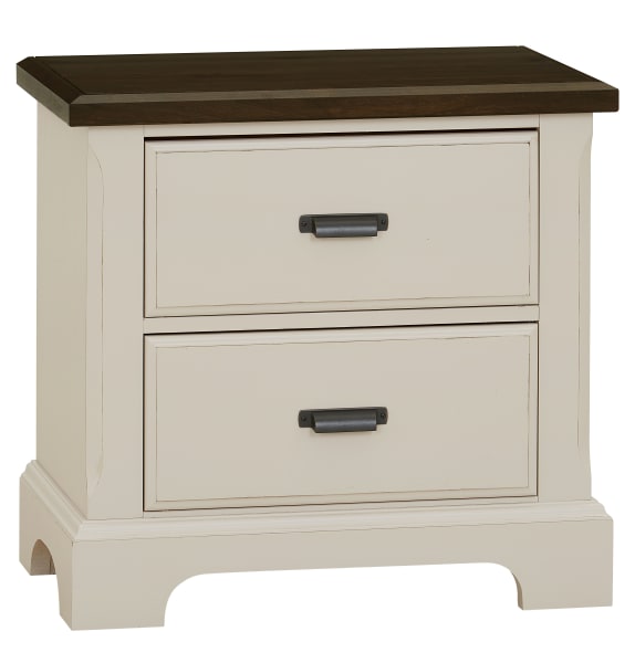 Lancaster County - 2 Drawer Nightstand - Two Tone Finish