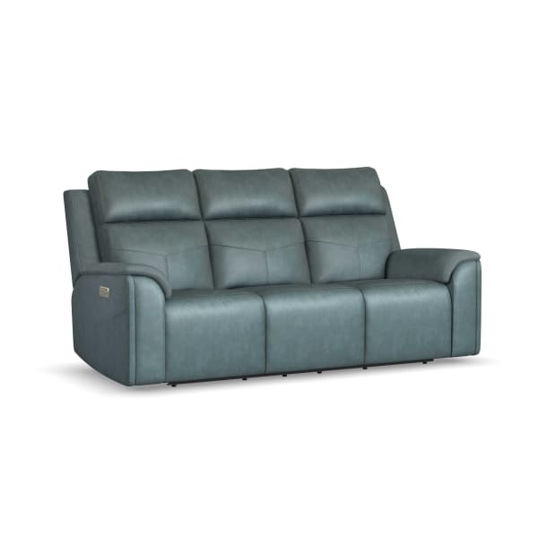 Vernon - Power Reclining Sofa With Power Headrests, Lumbar, Heat & Massage - Admiral