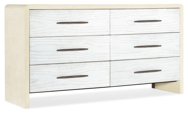 Cascade - 6-Drawer Dresser - White