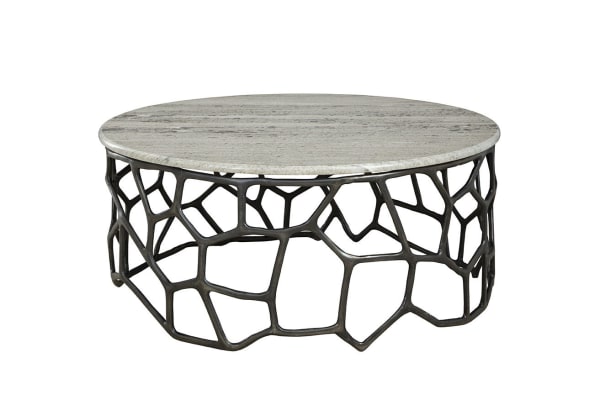 Sebastian - Coffee Table - Gray / Black
