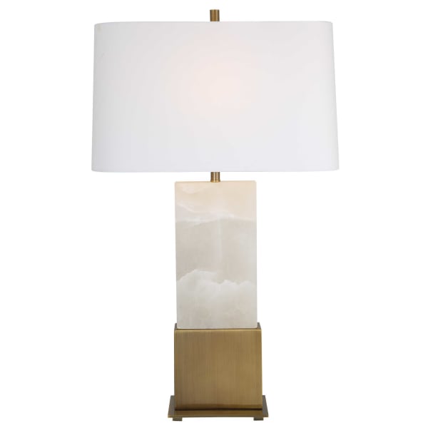 On A Cloud - Table Lamp - Brass / White