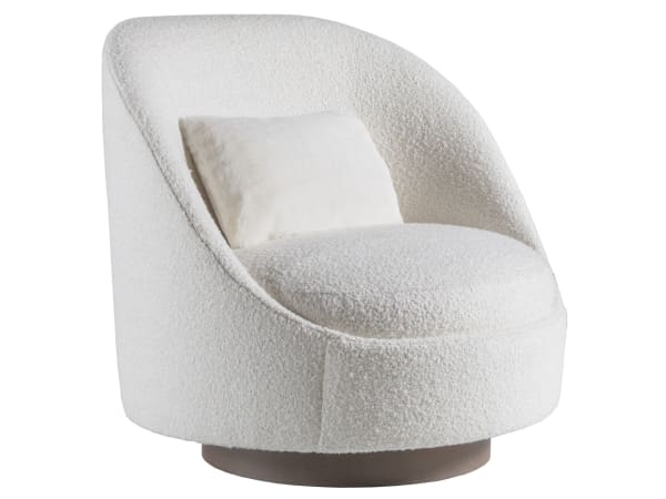Artistica Upholstery - Genevieve Swivel Chair - White