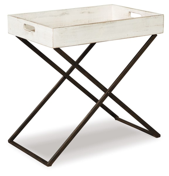 Janfield - Antique White - Accent Table