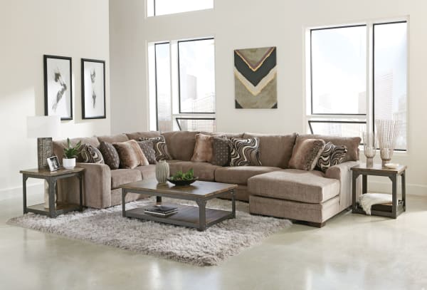 Kingston - Cocktail Ottoman - Pewter