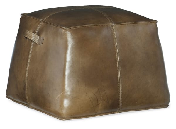 Birks - Large Leather Ottoman