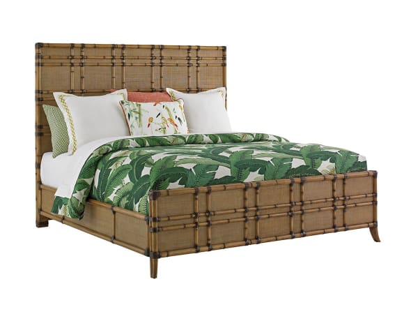 Twin Palms - Coco Bay Panel Bed 6/0 California King - Light Brown