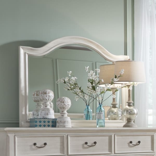 Bayside - Arched Mirror - White