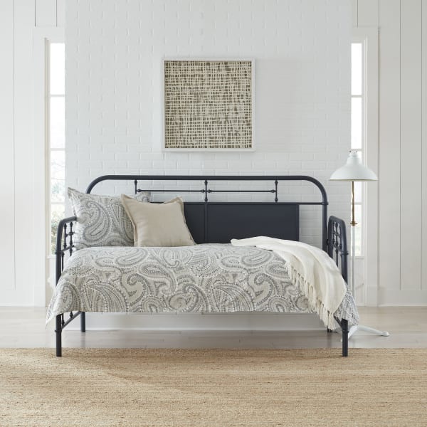 Vintage Series - Twin Metal Day Bed - Navy