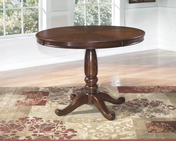 Leahlyn - Medium Brown - Round Dining Room Table