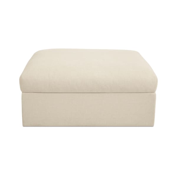 Swift - Storage Ottoman - Light Beige
