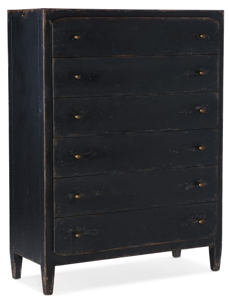Ciao Bella - 6-Drawer Chest - Black