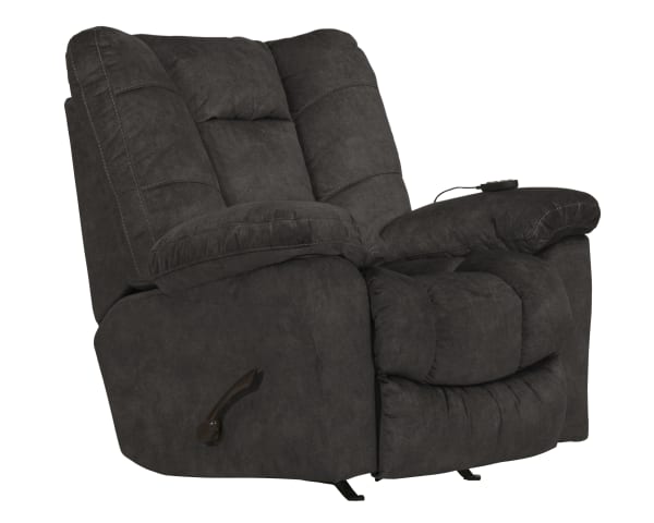 Manfred - Rocker Recliner With Heat & Massage - Ebony