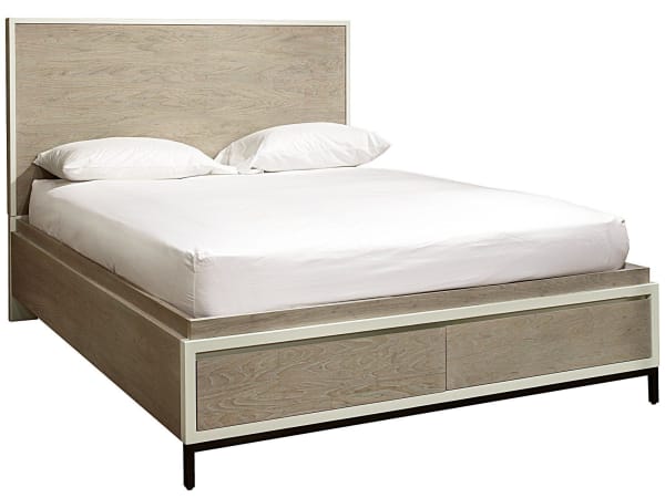 Curated - Spencer Queen Storage Bed - Light Brown