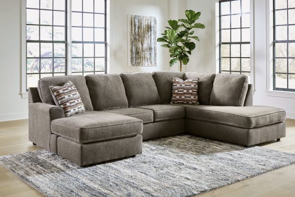 O'phannon - Putty - Right Arm Facing Corner Chaise 2 Pc Sectional