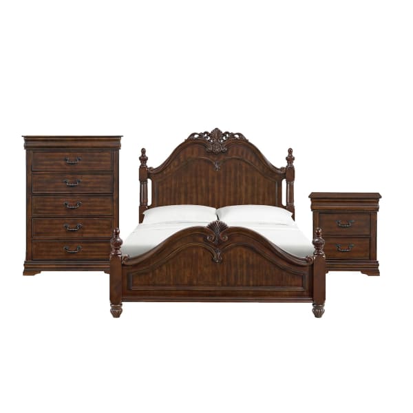 Northridge - Queen 3 Piece Bedroom Set - Cherry