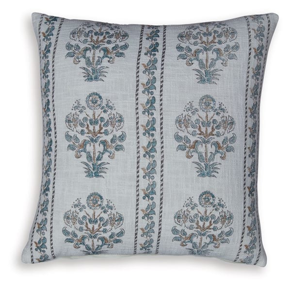 Paulmour - Ivory / Green / Brown - Pillow (Set of 4)