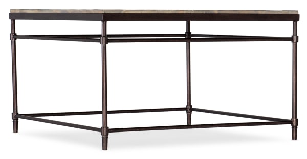 Commerce And Market - Saint Armand Square Cocktail Table - Dark Brown