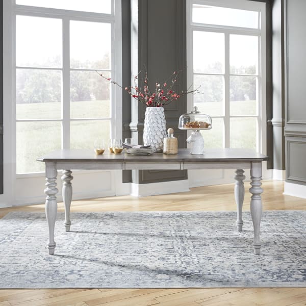 Ocean Isle - Rectangular Leg Table - White