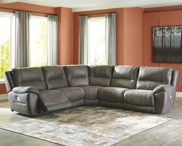 Cranedall - Quarry - Zero Wall Recliners 5 Pc Sectional