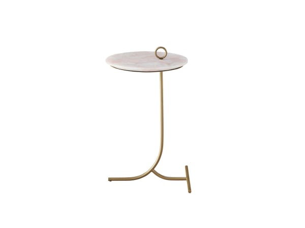 Tranquility - Miranda Kerr Home - Accent Table - Rose Quartz
