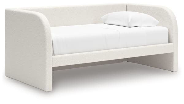 Arloster - Tan / White - Twin Upholstered Day Bed