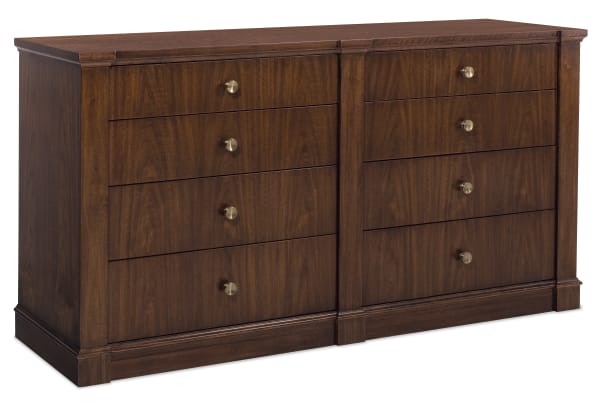 Archives - Eight-Drawer Dresser - Dark Brown
