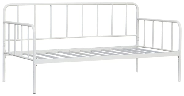 Trentlore - White - Twin Metal Day Bed w/Platform