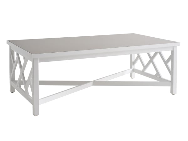 Island Classic - Rectangular Cocktail Table - White