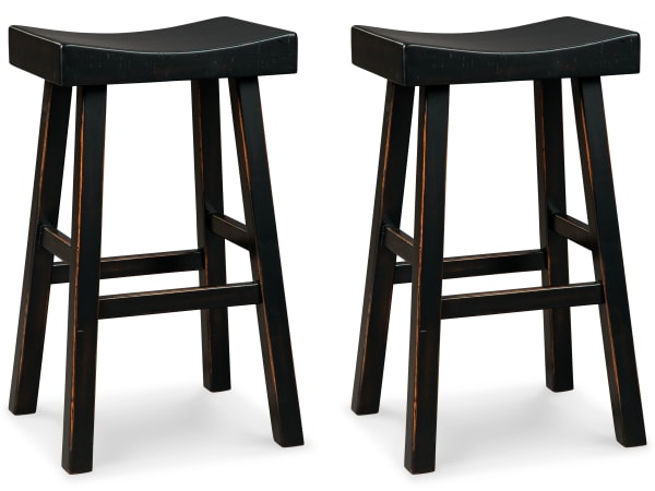 Glosco - Black - Tall Stool (Set of 2)