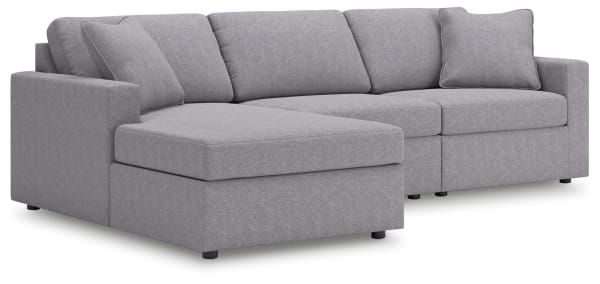 Modmax - Granite - 3-Piece Sectional With Laf Corner Chaise