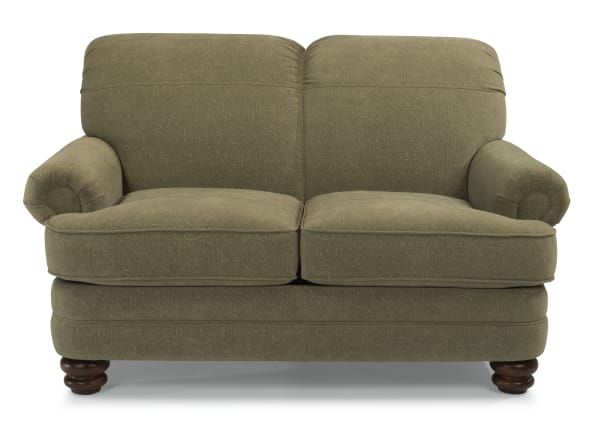 Bay Bridge - Leather Loveseat - Green
