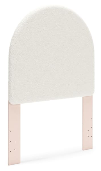Wistenpine - Blush - Twin Upholstered Panel Headboard