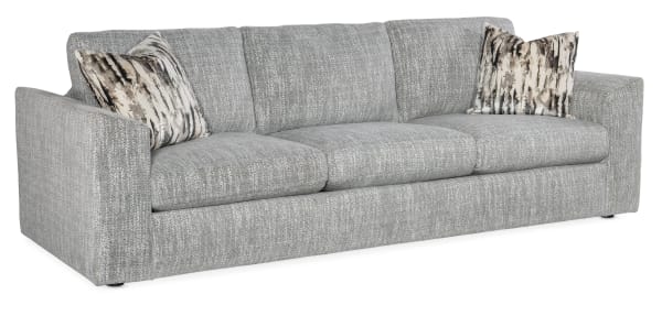 Midtown - Sofa 3 Over 3 - Pearl Silver