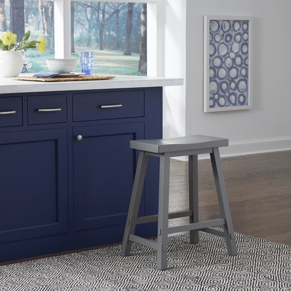Creations - 24" Sawhorse Counter Stool - Gray
